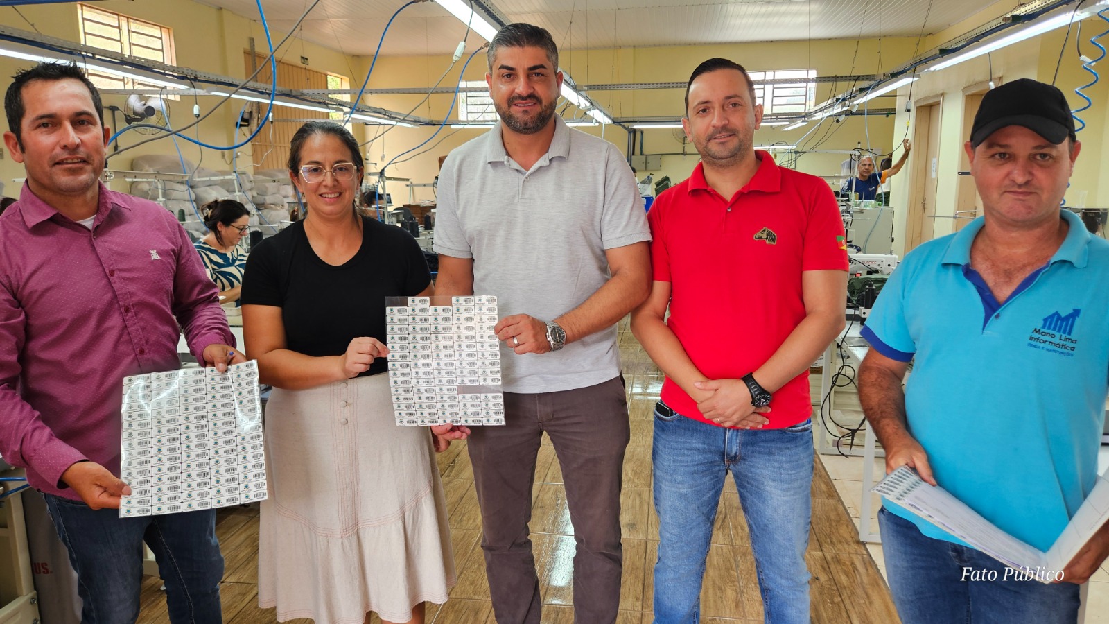 Capa Fábrica de roupas é inaugurada em Lajeado do Bugre