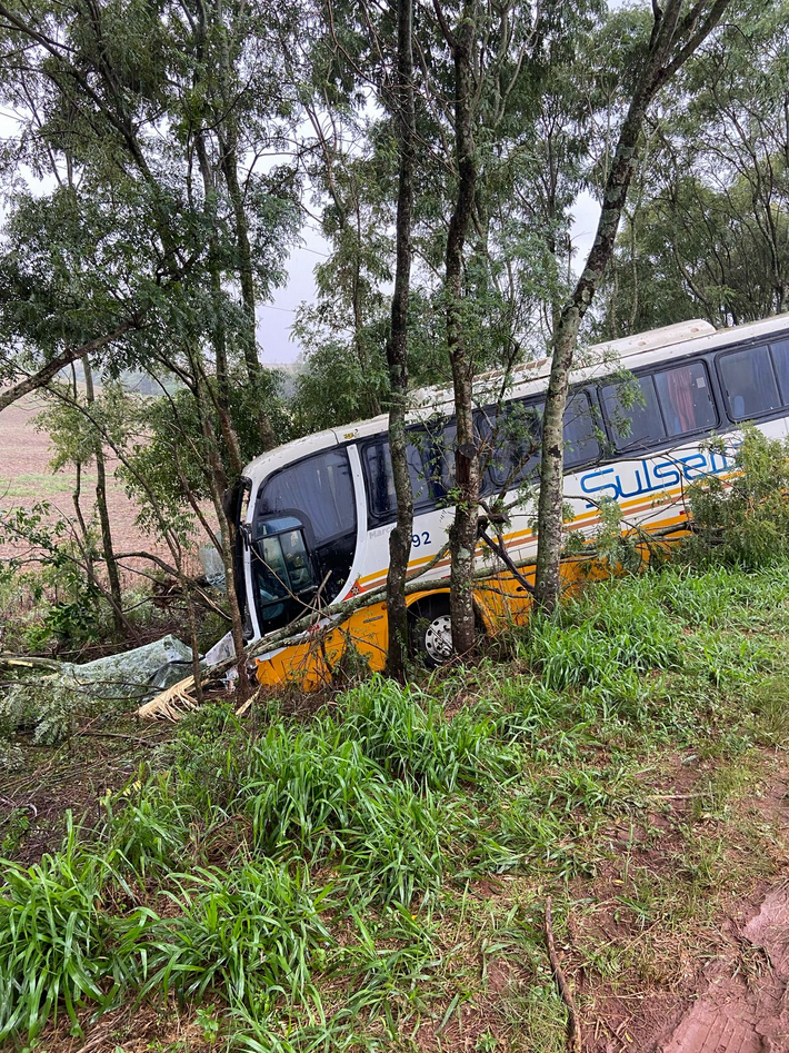 Capa Três acidentes quase simultâneos deixam uma vítima fatal na ERS-155 em Santo Augusto