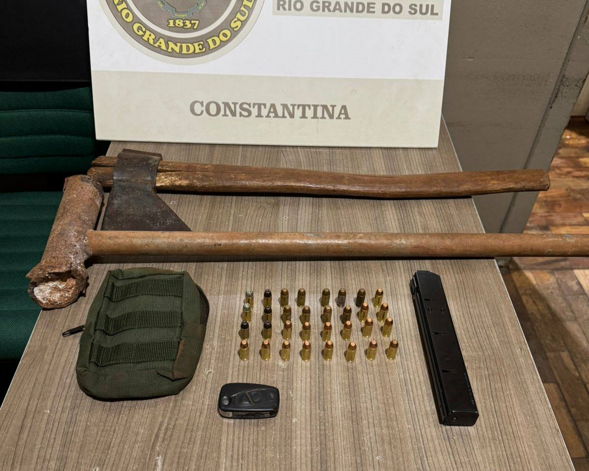 Capa Brigada Militar troca tiros com criminosos e frustra ação criminosa em Constantina