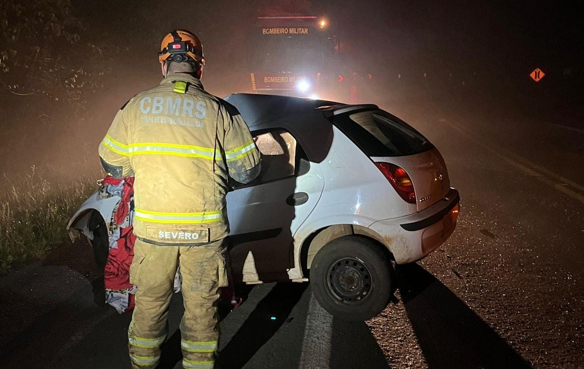 Capa Acidente deixa vítima fatal na BR-386 em Almirante Tamandaré do Sul