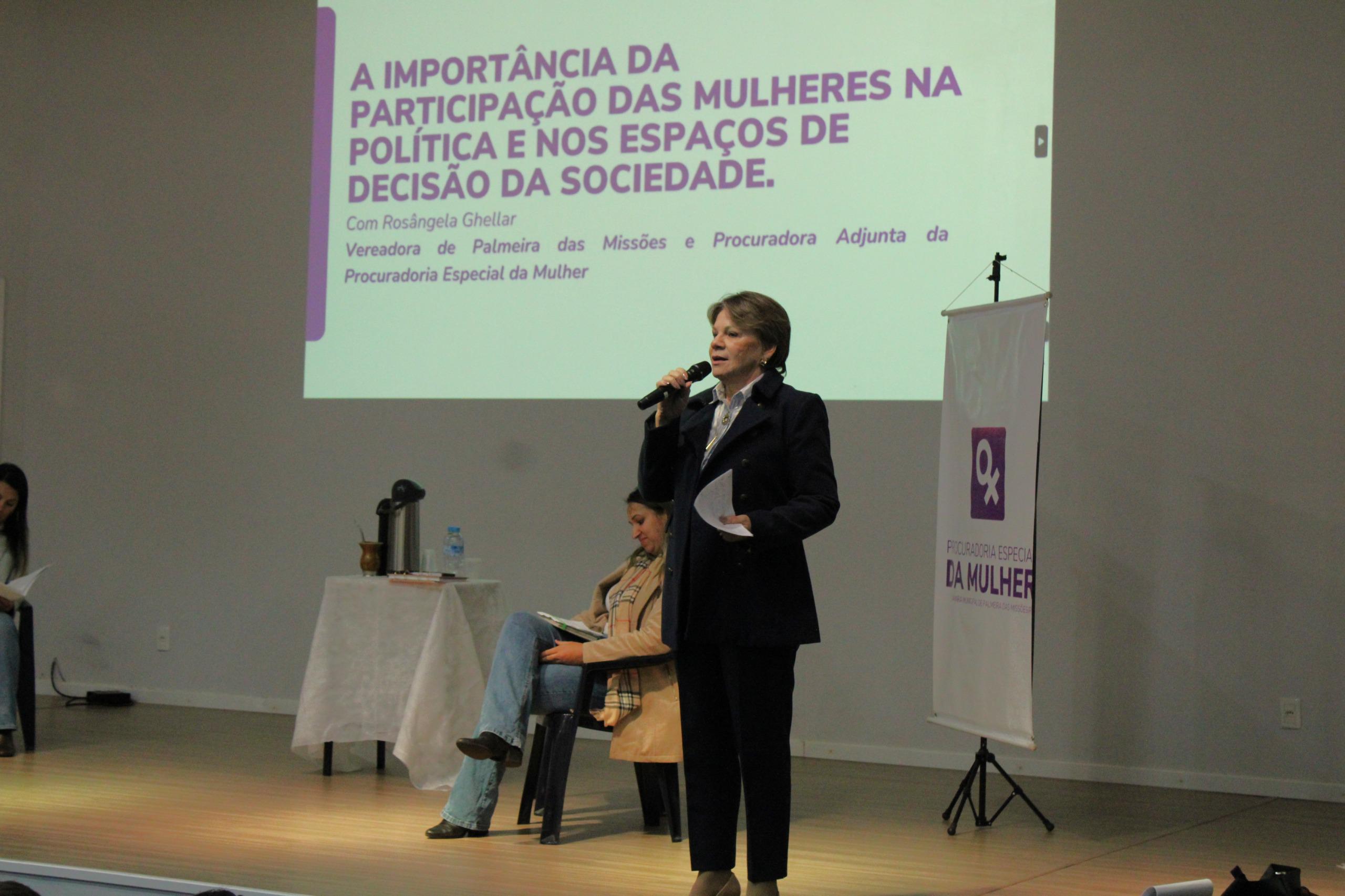 Capa Câmara de Palmeira das Missões realiza palestra sobre violência contra a mulher em Nova Boa Vista