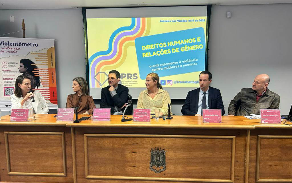 Capa Palmeira das Missões recebe capacitação das redes de proteção à mulher