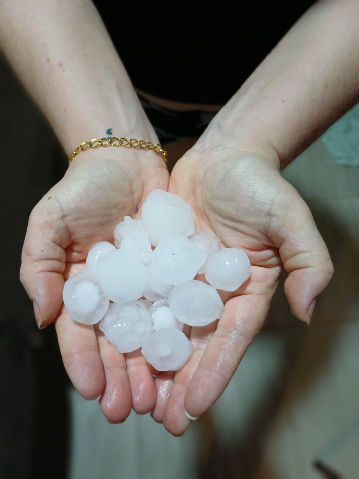 Capa Chuva de granizo atinge Boa Vista das Missões
