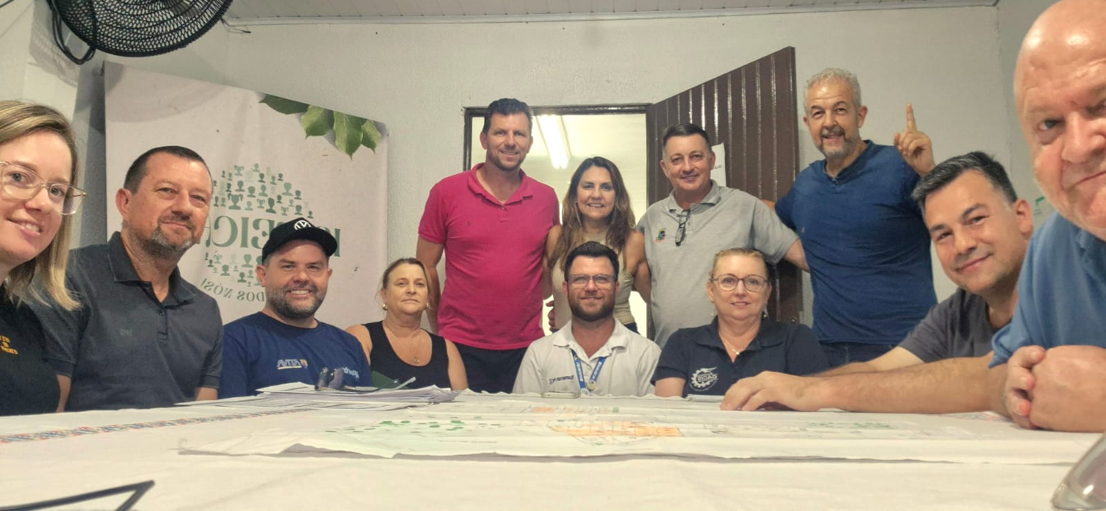 Capa Comissão Central da 18ª FEICAP alinha estratégias com prefeito de Três Passos