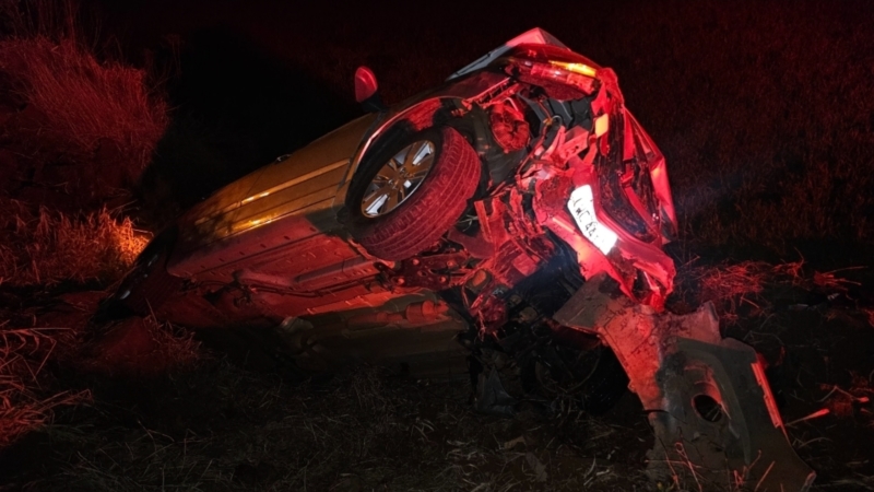 Capa Acidente na ERS-143 deixa seis jovens feridos entre Constantina e Liberato Salzano