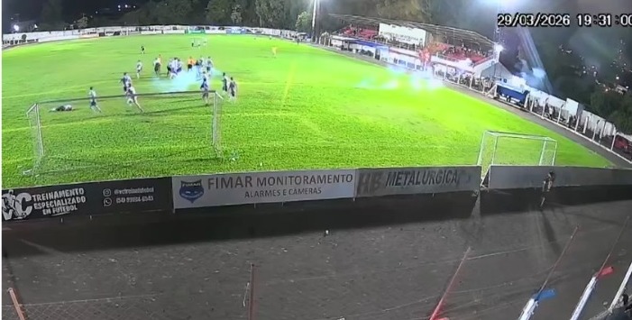 Capa Explosão fere jogador e causa revolta na semifinal do Municipal de Sarandi