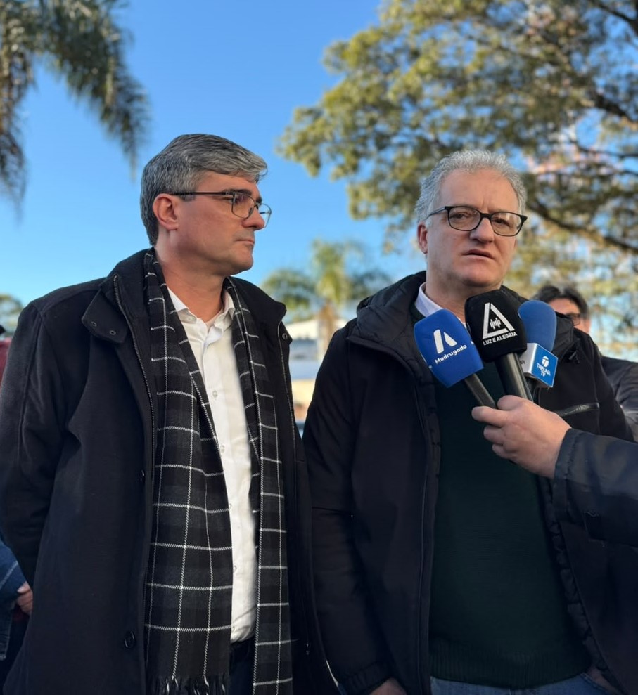 Capa Evandro Massing e Régis Lorenzoni são reconduzidos aos cargos de prefeito e vice em Palmeira das Missões