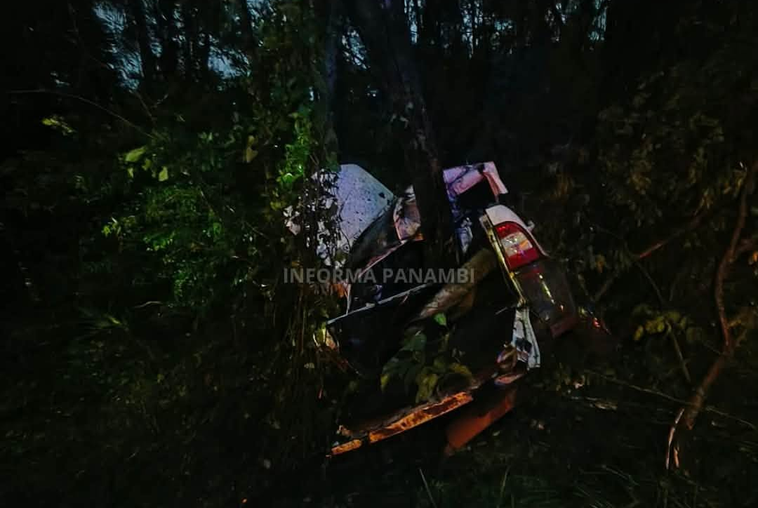 Capa Carro sai da pista e bate em árvores na BR-158, em Panambi; jovem morre