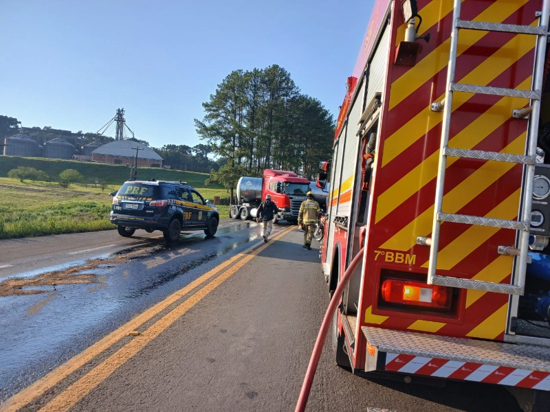 Capa Acidente bloqueia BR-386 por mais de cinco horas em Carazinho