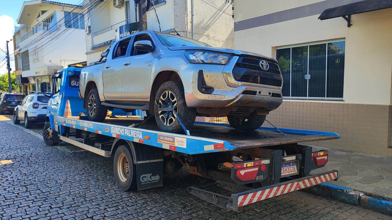 Capa Brigada Militar recupera caminhonete furtada em Palmeira das Missões