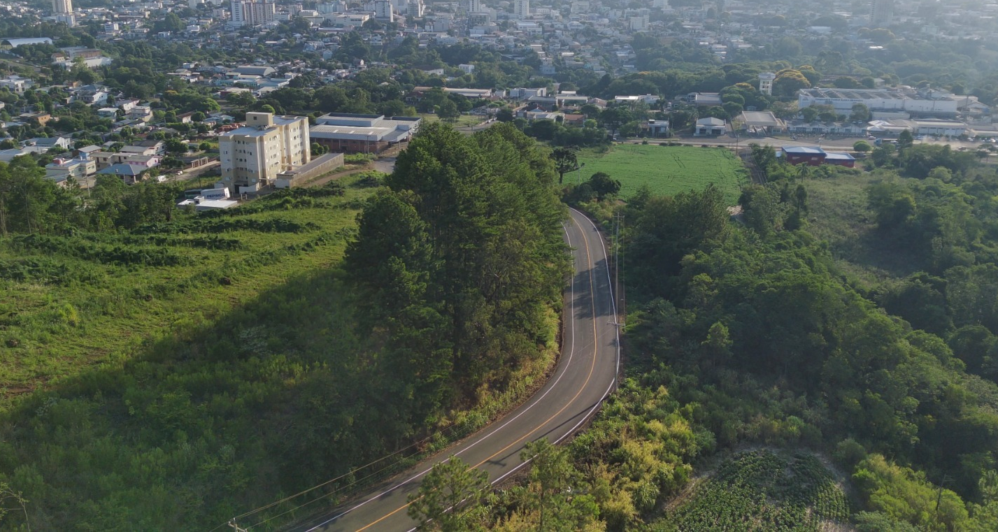 Capa Convênio garante novo trecho asfaltado da estrada Sarandi–Natalino