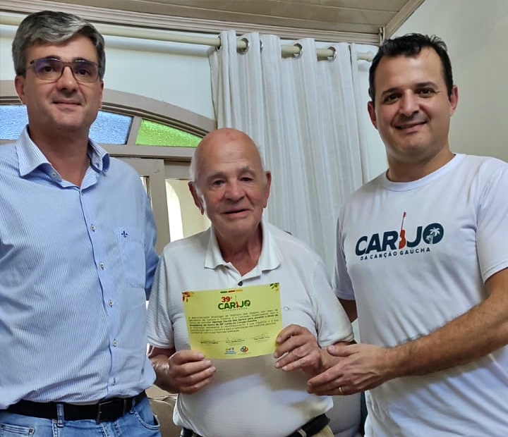Capa Hermes Garcia dos Santos será o Presidente de Honra do 39º Carijo da Canção Gaúcha