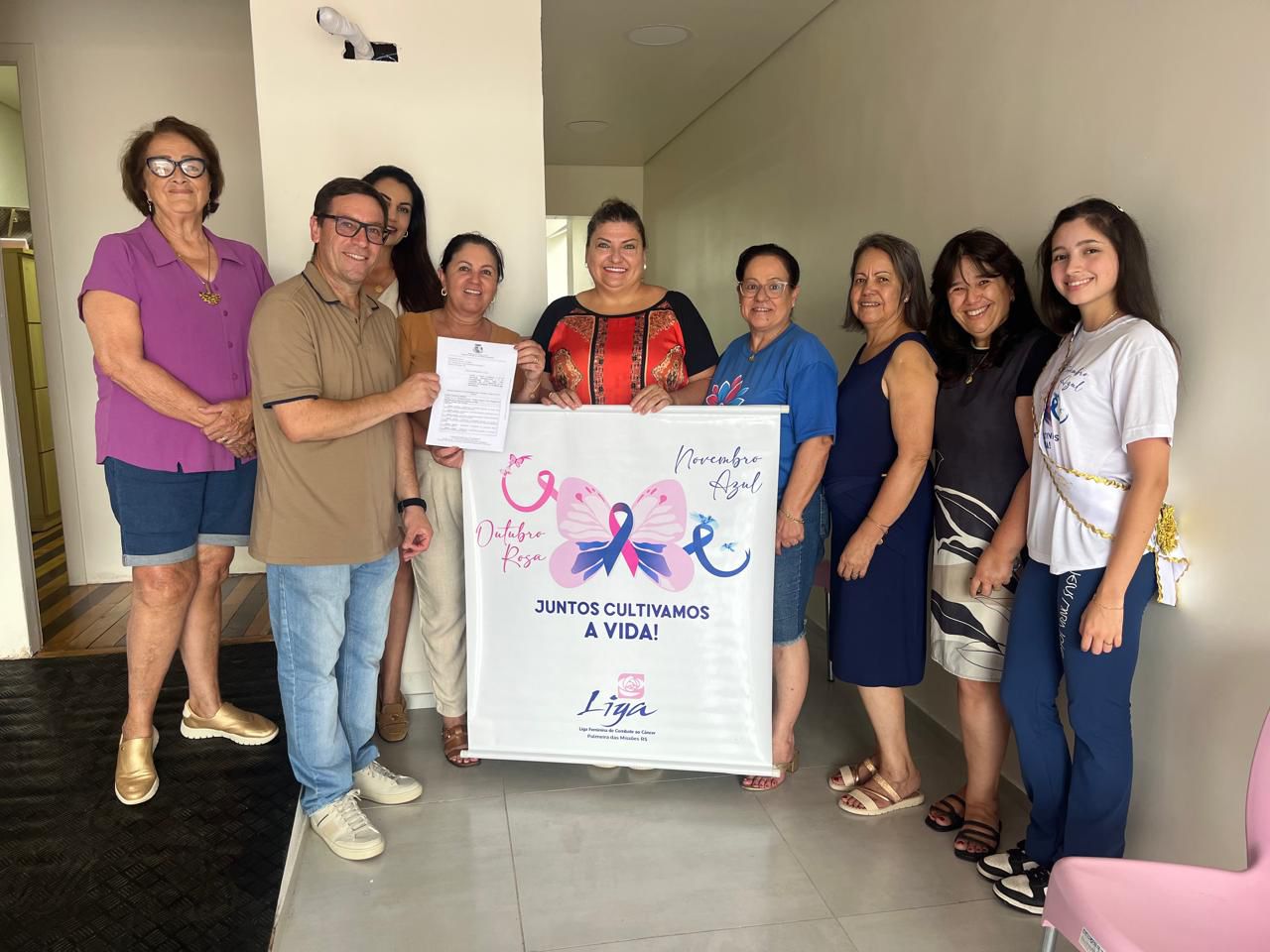 Capa João Taborda destina R$ 9,2 mil à Liga de Combate ao Câncer de Palmeira das Missões