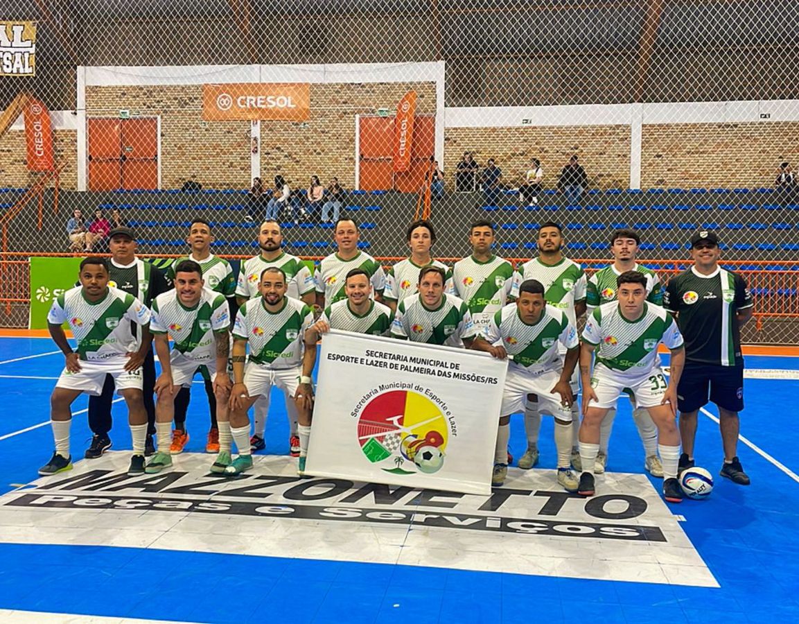Capa Palmeira das Missões estreia com vitória na Copa AMZOP SESC SICREDI de Futsal 2025