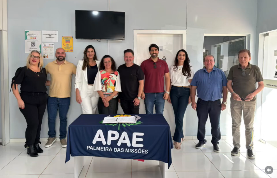 Capa APAE de Palmeira das Missões empossa nova diretoria e inicia novo ciclo administrativo