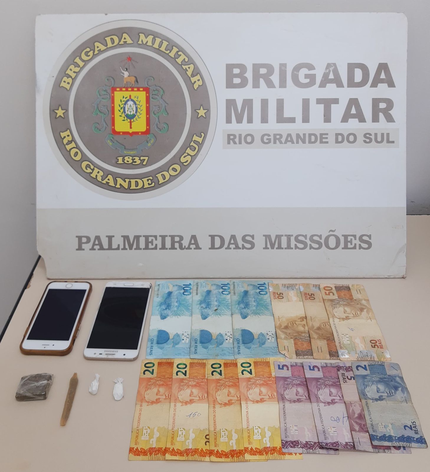 Capa Homem é preso por tráfico de drogas em Palmeira das Missões