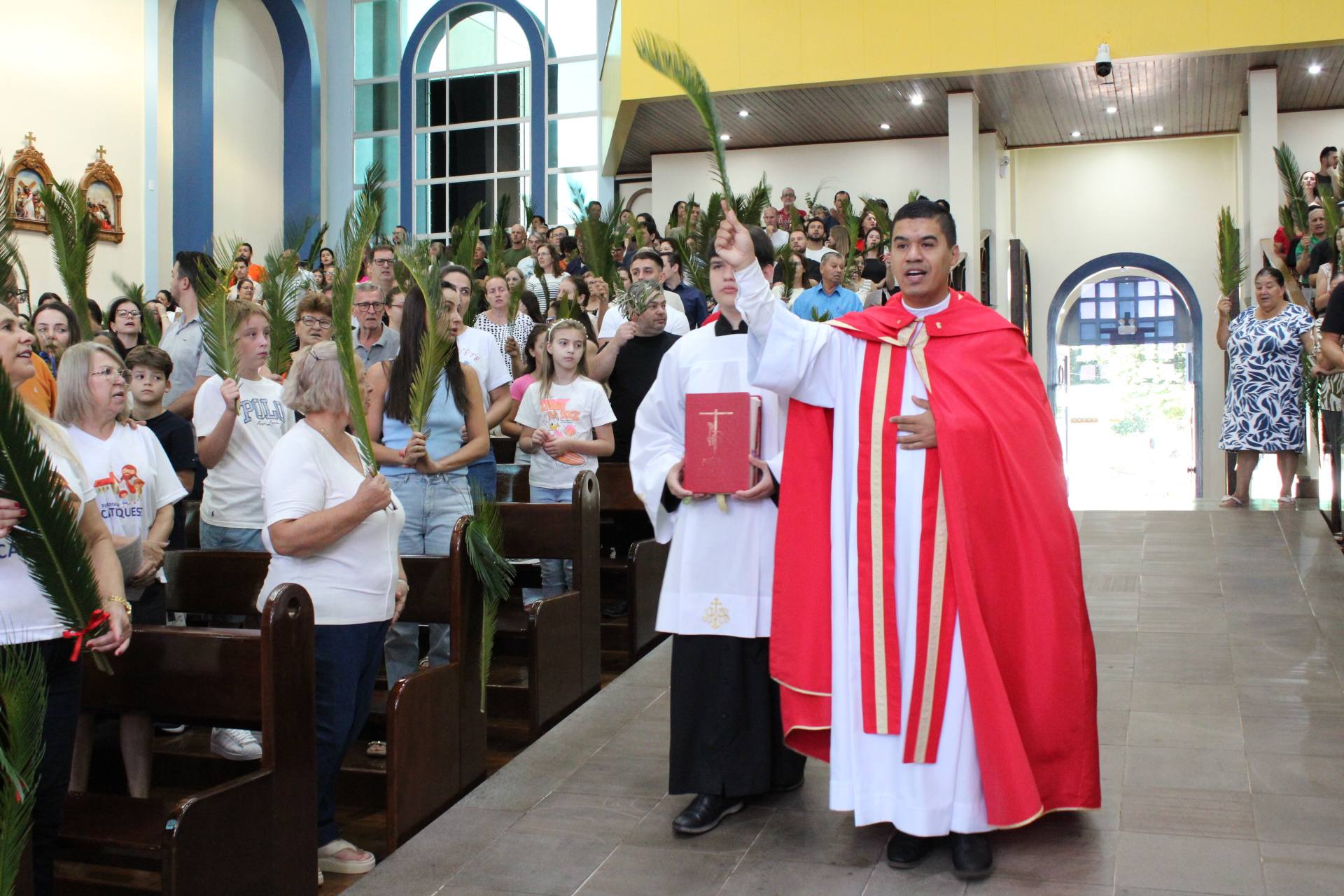 Capa Celebrações de Ramos marcam início da Semana Santa em Palmeira das Missões