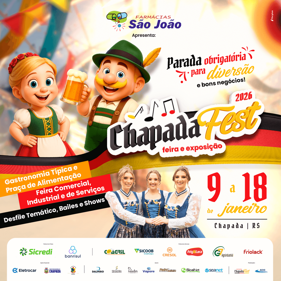 Capa Chapadafest 2026 divulga programação oficial com foco na cultura germânica