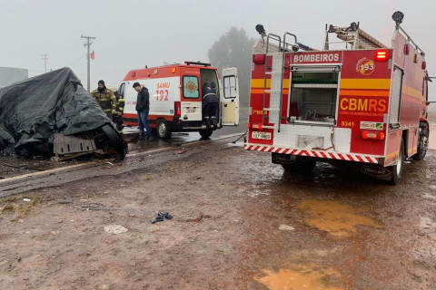 Identificadas as 4 vítimas fatais do grave acidente na ERS-324 em Ronda Alta