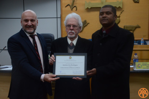 Antônio Leo Rodrigues é homenageado pela Câmara de Vereadores de Palmeira das Missões