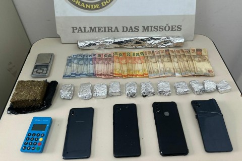 Mulher é presa por tráfico de drogas em Palmeira das Missões