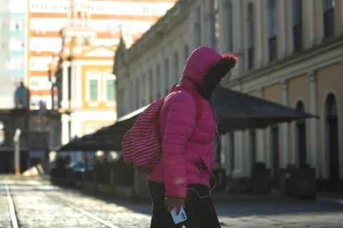 Ar polar derruba mínimas para ao redor de 0ºC, nesta segunda-feira no RS