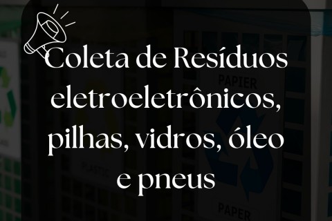 Coleta de resíduos eletrônicos acontecerá em 13 de dezembro em Palmeira das Missões