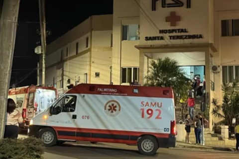 Incêndio atinge Hospital Santa Terezinha em Palmitinho