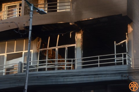 Incêndio atingiu apartamento em Palmeira das Missões