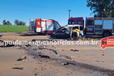 Acidente envolve quatro veículos, deixa um morto e cinco feridos entre Três de Maio e Horizontina