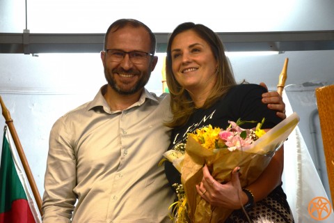 Adriano Lago e Luciana Christofari assumem diretoria da UFSM-PM