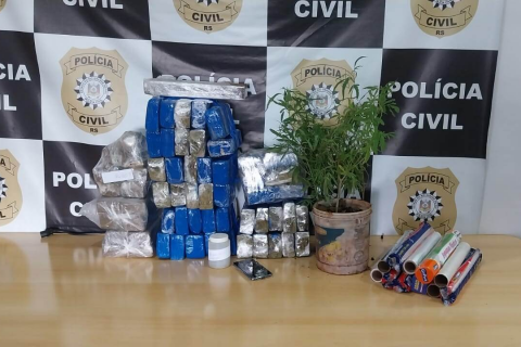 Homem é preso com mais de 29kg de maconha em Sarandi