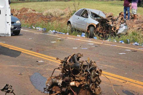 Acidente fatal na ERS-483 deixa um morto em Campinas do Sul