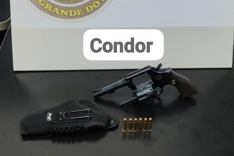 Homem é preso por porte ilegal de arma em Condor