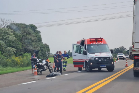 Homem é morto em atropelamento na BR-285 em Carazinho