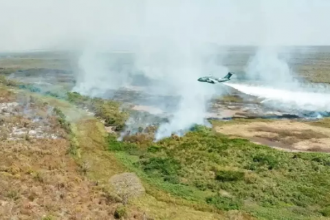 Rio Grande do Sul envia bombeiros para ajudar a combater incêndios florestais no Mato Grosso do Sul